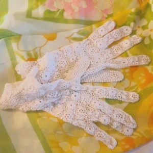 Vintage Crochet Gloves